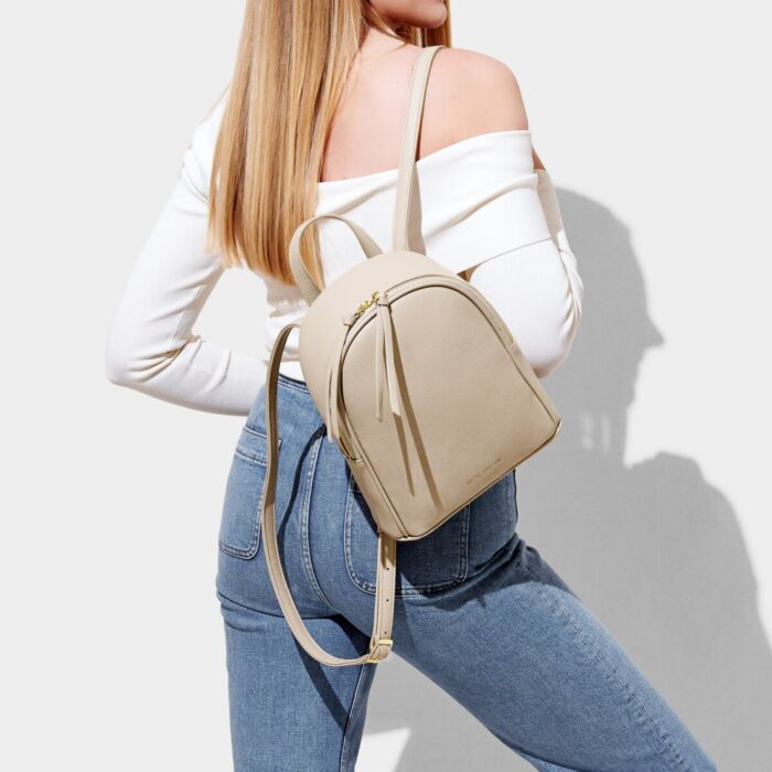 Katie Loxton Isla Backpack - Light Taupe